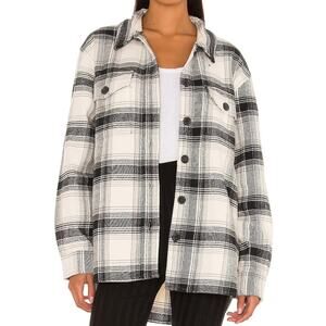 Sanctuary Moonstone Plaid The Schacket Jacket Size 1X